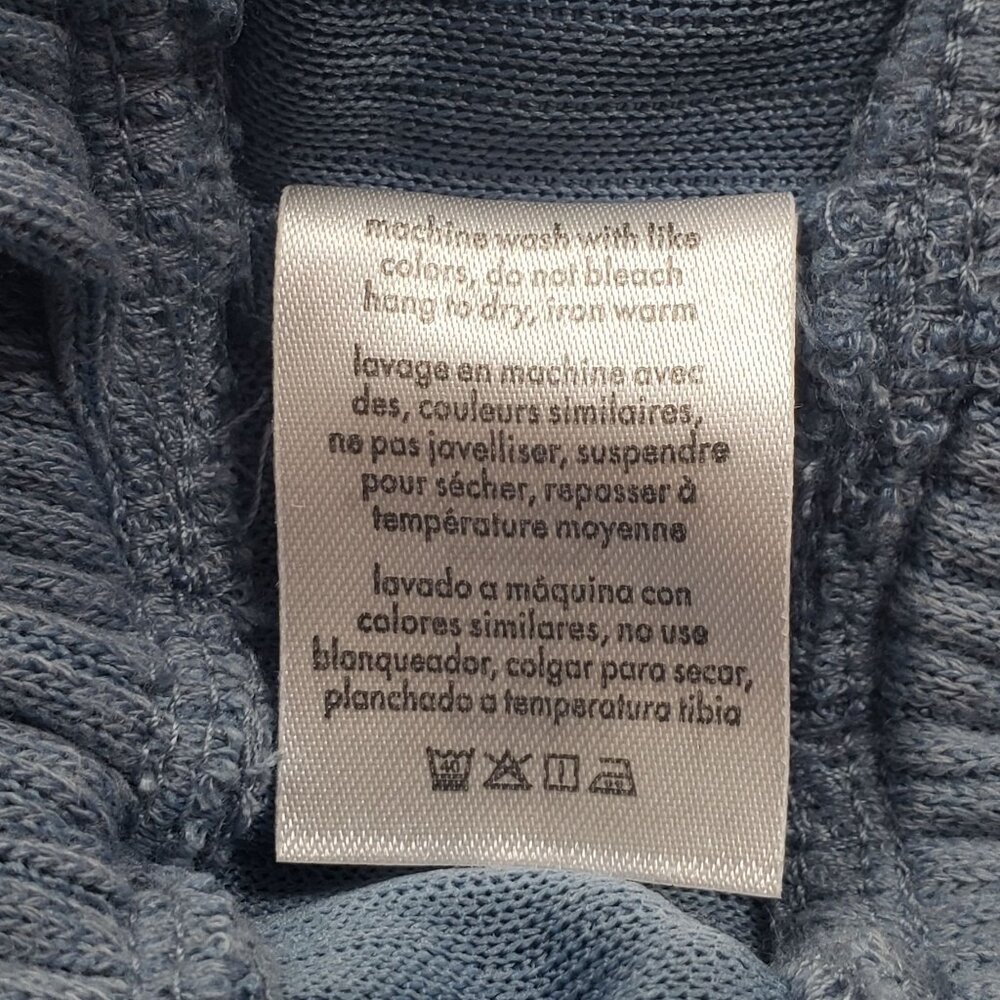 We Wore What Revolve Tie Halter Wide Rib Bra Top Women's Size XS Storm Blue NWT - Picture 12 of 16